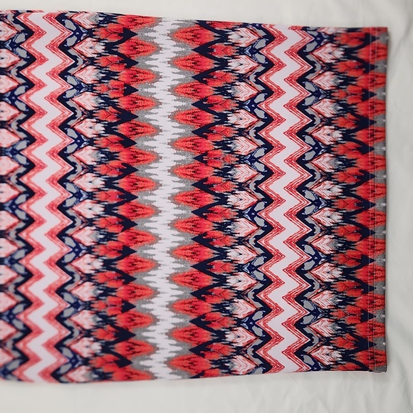 SEQUIN HEART Patterned Pencil Skirt Size L - Picture 12 of 14